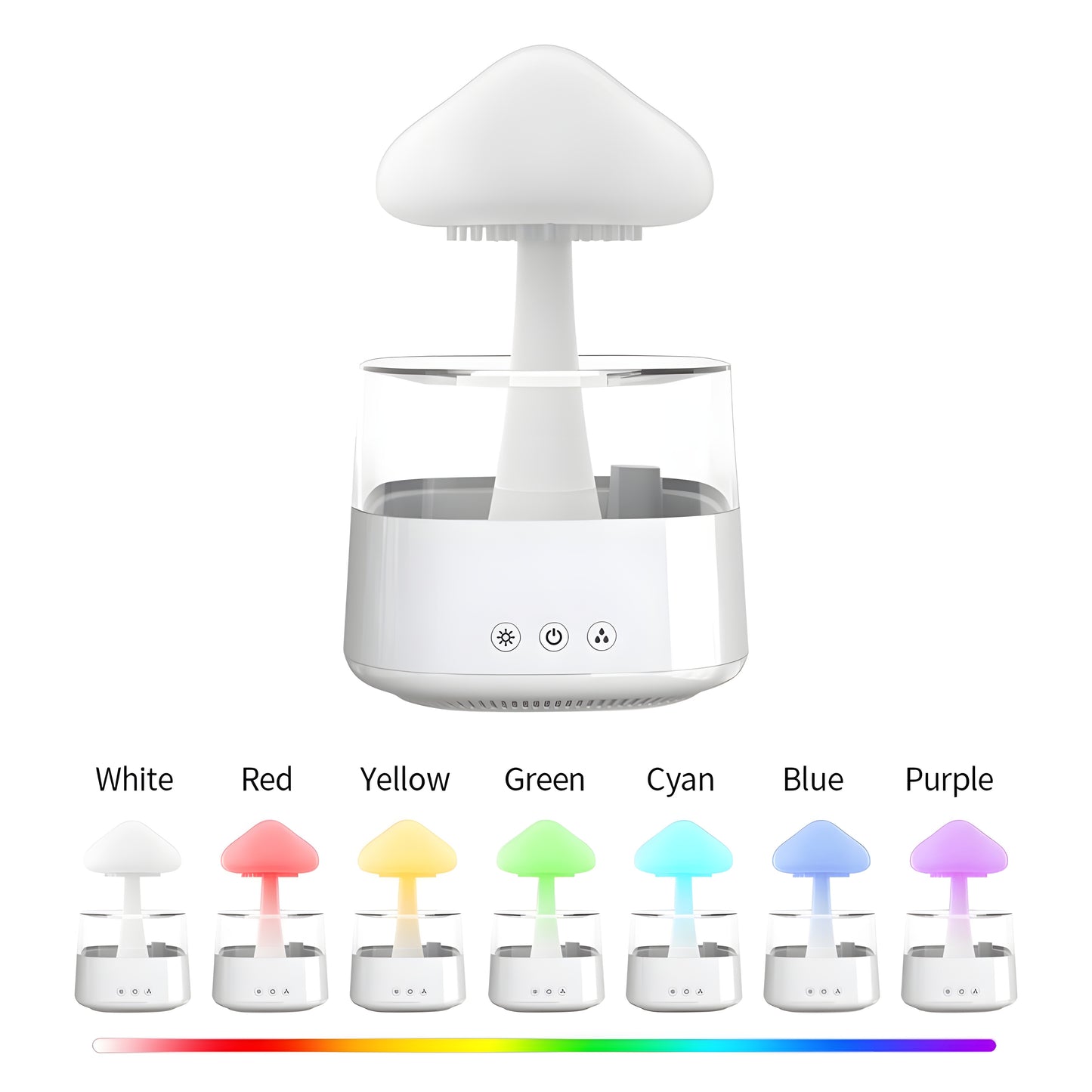 Noor™ Rain Cloud 9 - Ultrasonic Aroma Diffuser