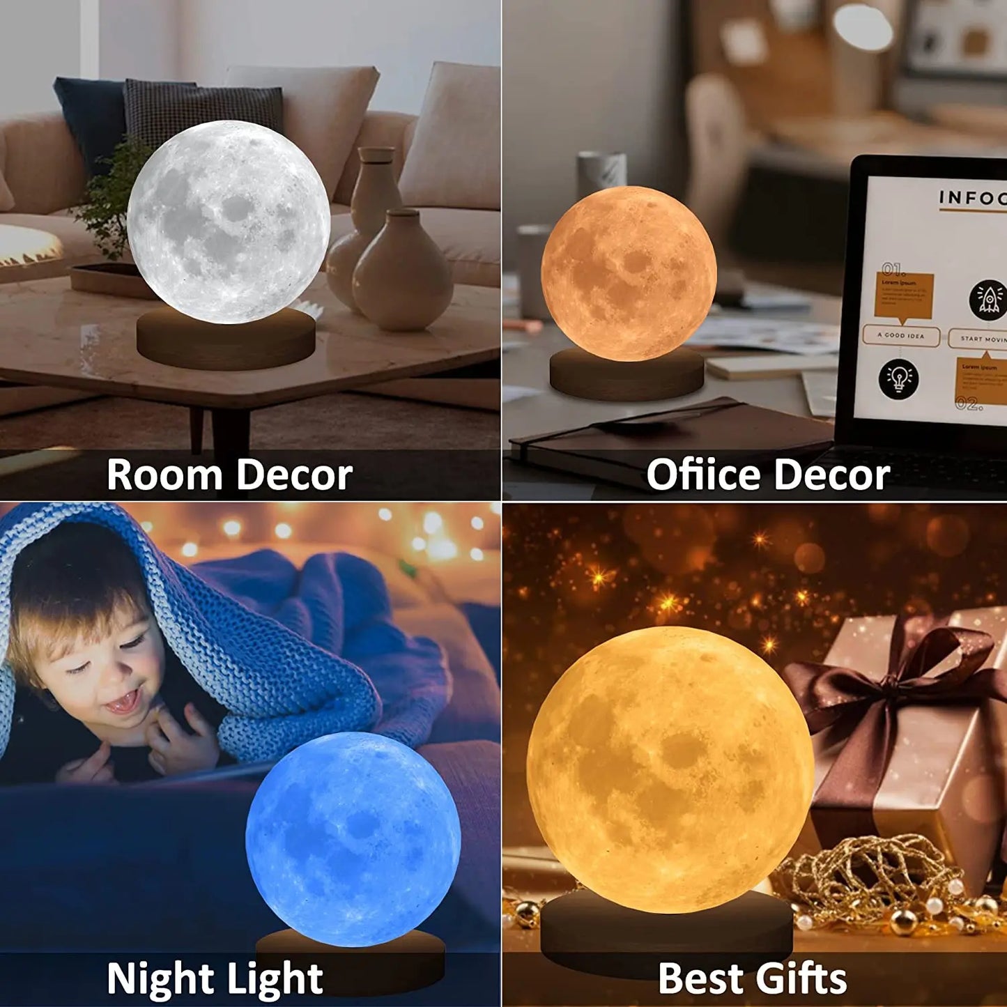 Noor™ Luna Rock V2 - LED Lamp