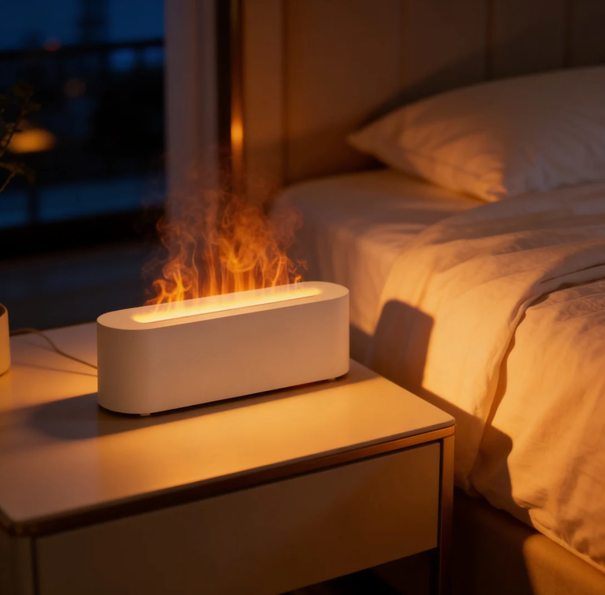 Noor AmbiFlame™ V2 - Ultrasonic Aroma Diffuser