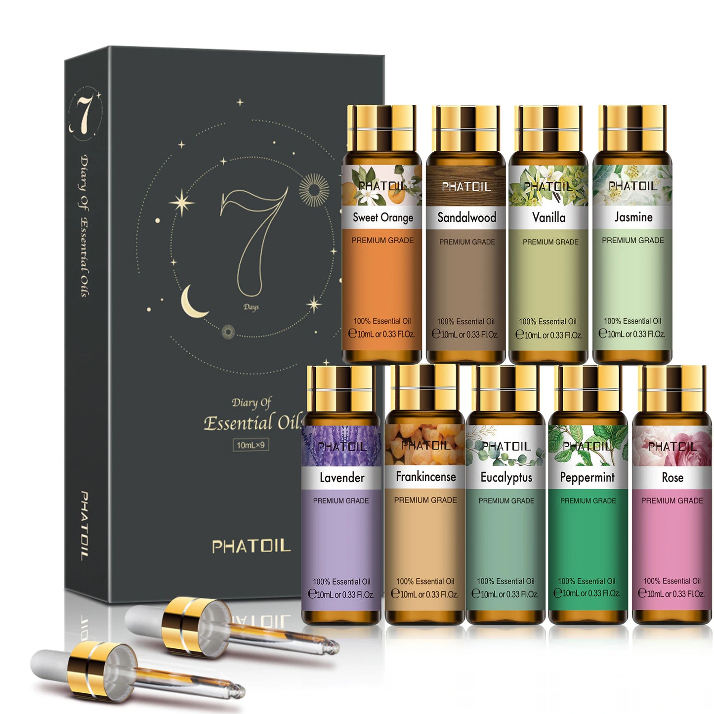 Noor™ - Pure Essential Plant Oil (9 pc set)