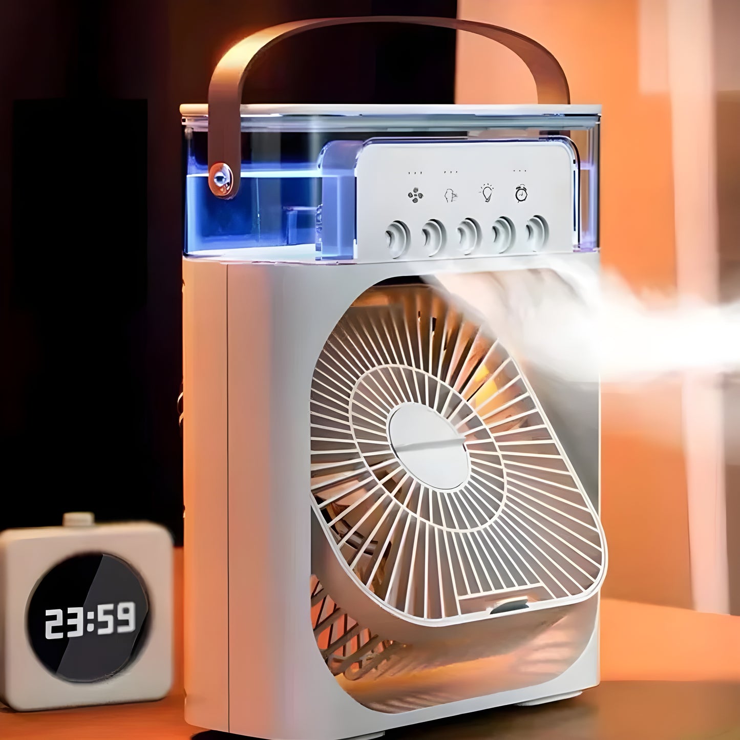 Noor™  Minute Cool - Portable Cooling Mist Fan