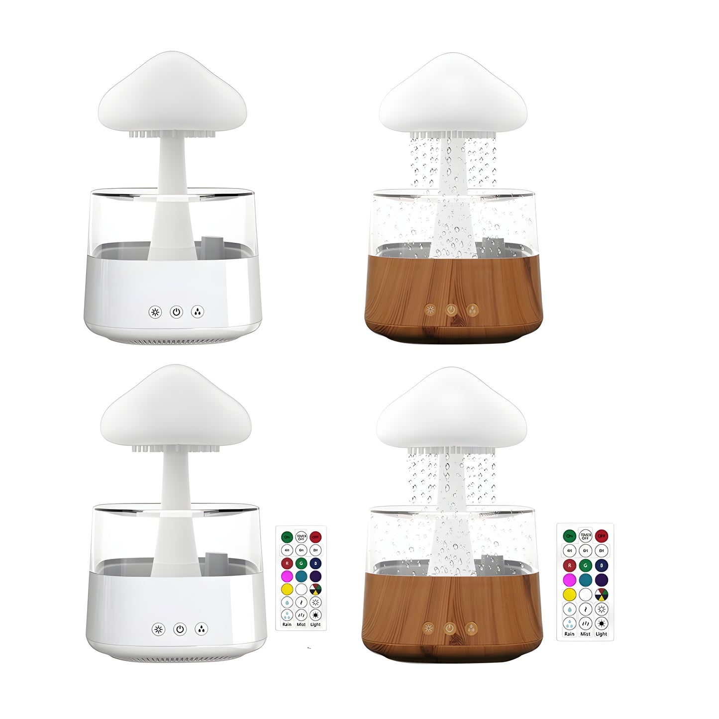 Noor™ Rain Cloud 9 - Ultrasonic Aroma Diffuser